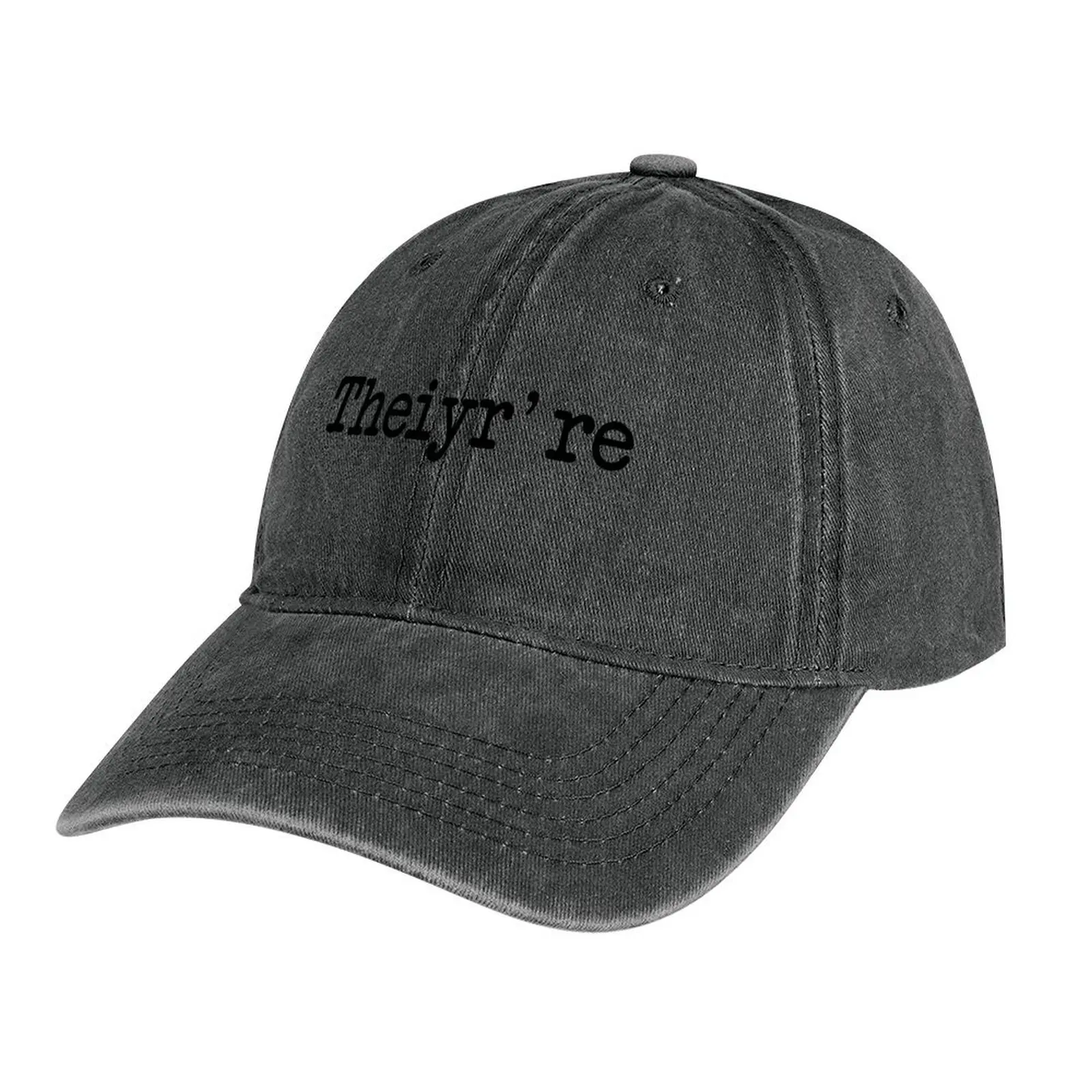 

Theiyr're Their There They're Grammar Typo Cowboy Hat Snapback Cap |-F-| Beach Outing Golf Hat Mens Hats Women's