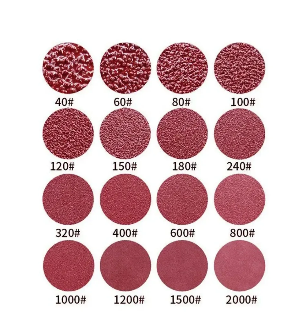 Universelle 8-Loch Schleifscheiben 125mm Schleifpapier für Metall Holz Glas Schleifer Polierpads Heimwerker Schleifwerkzeuge 40~3000 Körnung – Detail 5