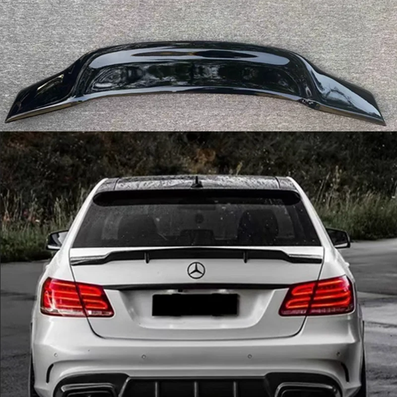 適用: メルセデス E クラス W212 4-ドア カーボンファイバー LORINSE リア トランク ウイング ルーフ スポイラー ベンツ 2010 2015 AL-MM-7379 AL 適用: メルセデス E クラス W212 4-ドア カーボンファイバー LORINSE