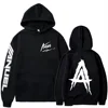Anuel AA Hoodies Autumn Fleece Hoodie Men's Anuel AA Real Hasta La Muerte Printed Sweatshirts Rapper Loose Pullover Streetwear 4