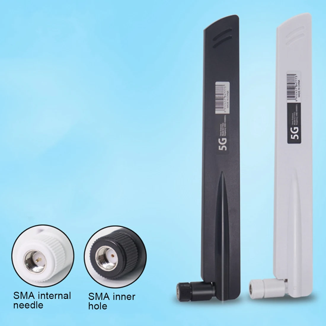 A9oP- 2 Pcs 3G 4G 5G ׳ 600-6000MHz 18DBi ̵ SMA   Ʈũ ī Wifi   ȣ(C)