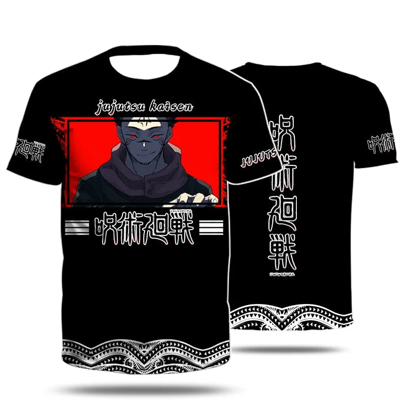 

Футболка мужская с 3d-рисунком ююютсу кайсена, модная одежда в стиле хип-хоп с графическим принтом итадора, юйзи Сатору, Джоджо