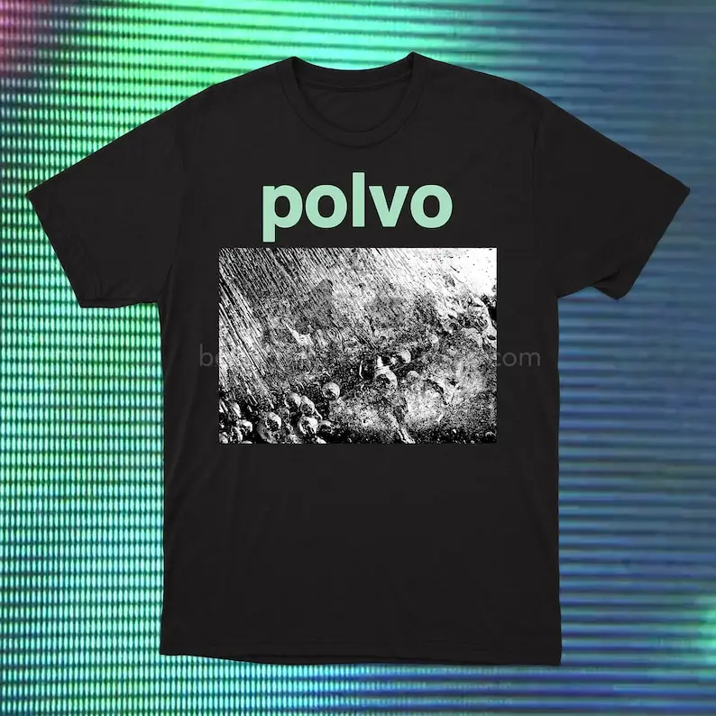 Polvo Tshirt Post Hardcore Emo Men's Cotton T-Shirt O-Neck Tees Short Sleeve Clothes Big Size