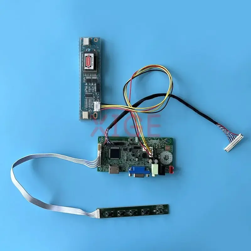 

Плата контроллера ЖК-экрана для HT185WX1 LM185WH1 M185B1 MT185GW01, 30-контактный LVDS VGA 1366*768, совместимый с HDMI Комплект «сделай сам» Matrix 2CCFL