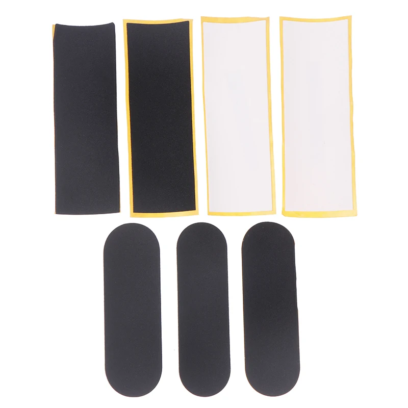 Fingerboard Foam Grip Tapes For Finger SkateBoard Anti-slip Wooden Fingerboard Deck Adhesive Tape Stickers Grip Tapes Black Mat skateboard accessories skateboard grip tape