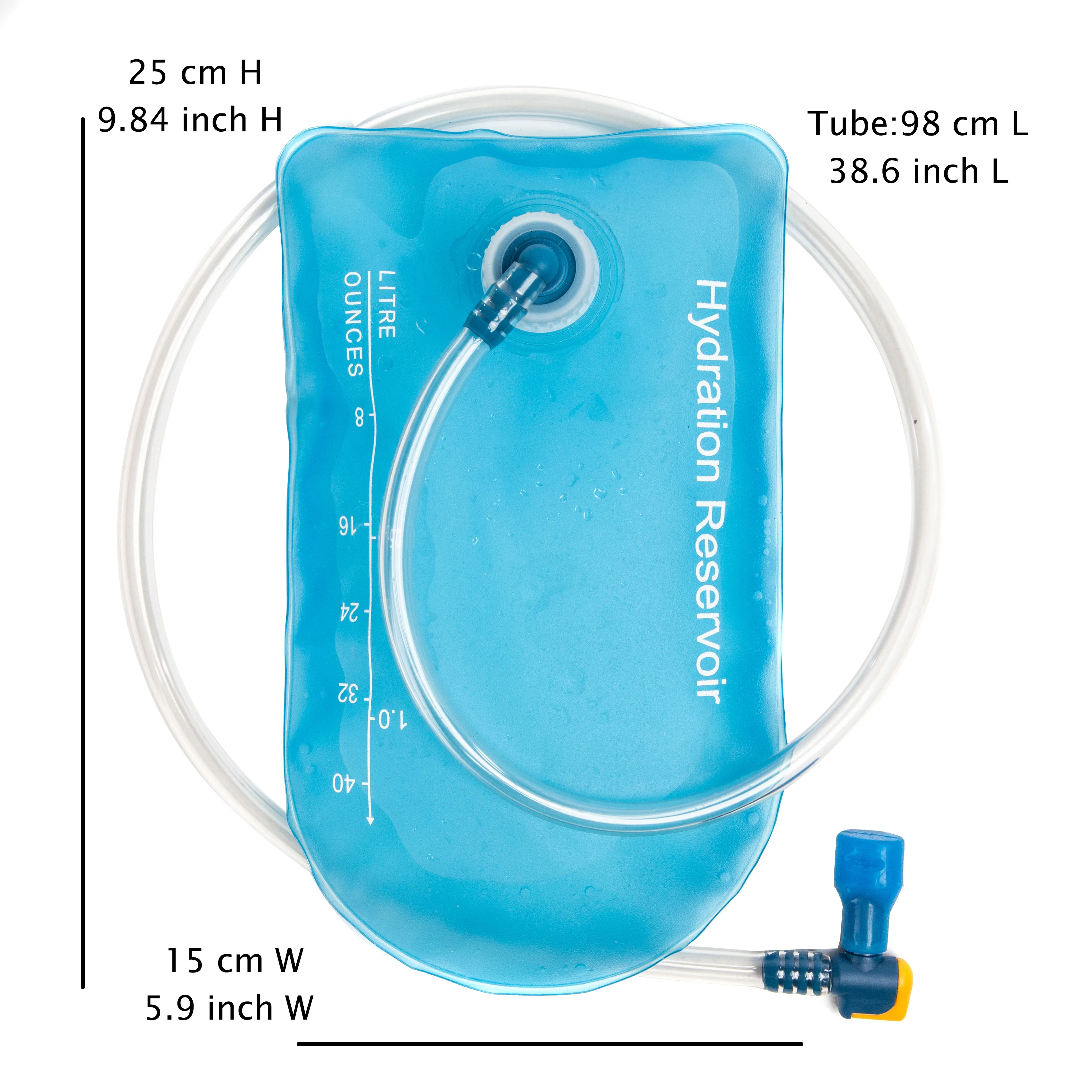 AXEN 1L/2L Water Reservoir for Pocket TPU Hydration Bladder Water Bag for Hiking Running Camping Cycling Water Pouch 6