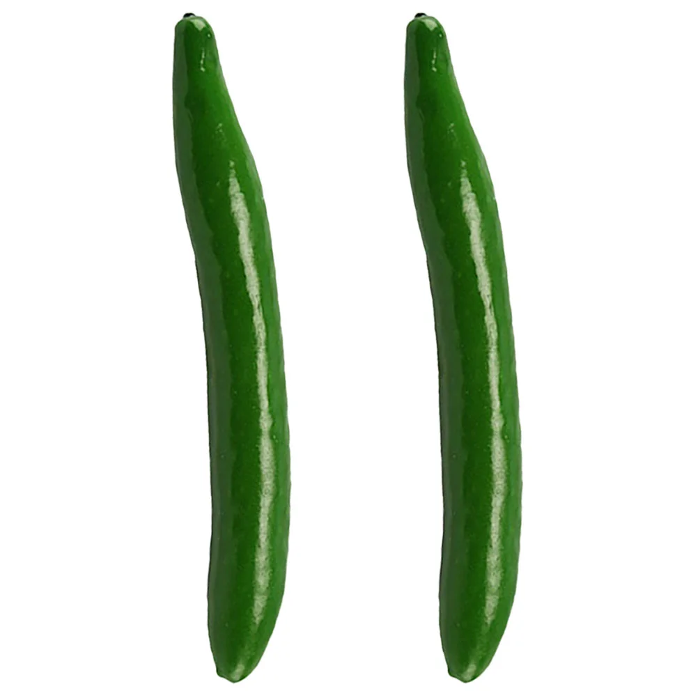 Simulation Cucumber Vegetable Models Lifelike Fake Prop Kitchen Vegetables Decoration Ornament Decor Restaurant Display