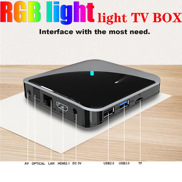 Décodeur TV intelligent Android 10.0, bande de touristes, WiFi, 2 Go de  RAM, 16 Go, télécommande Dean Home, lecteur multimédia intelligent, 2.4G,  5G - AliExpress