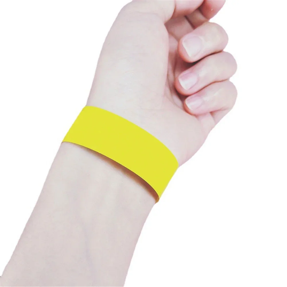 100-1000pcs Count Colorful Paper Neon Identification Wristbands Mixed Multicolor Colors Waterproof Bracelets for Events Festival waterproof paper wristbands