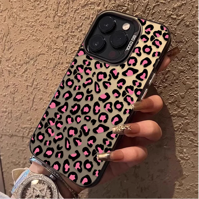 Stylish Aesthetic Leopard Print Phone Case