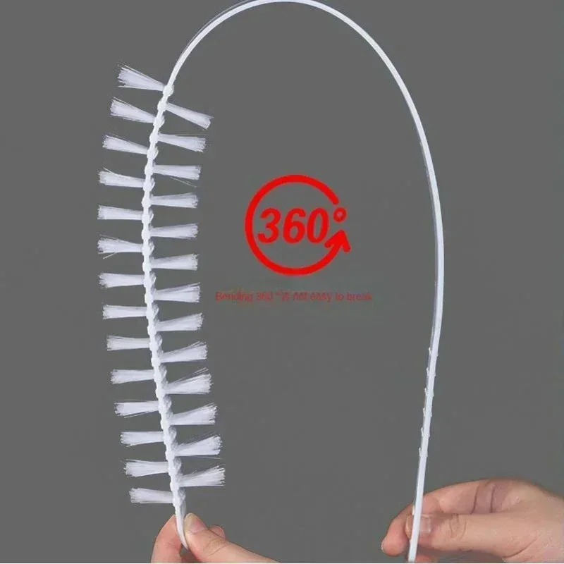 Flexible Multipurpose Cleaning Brush and Scrubber