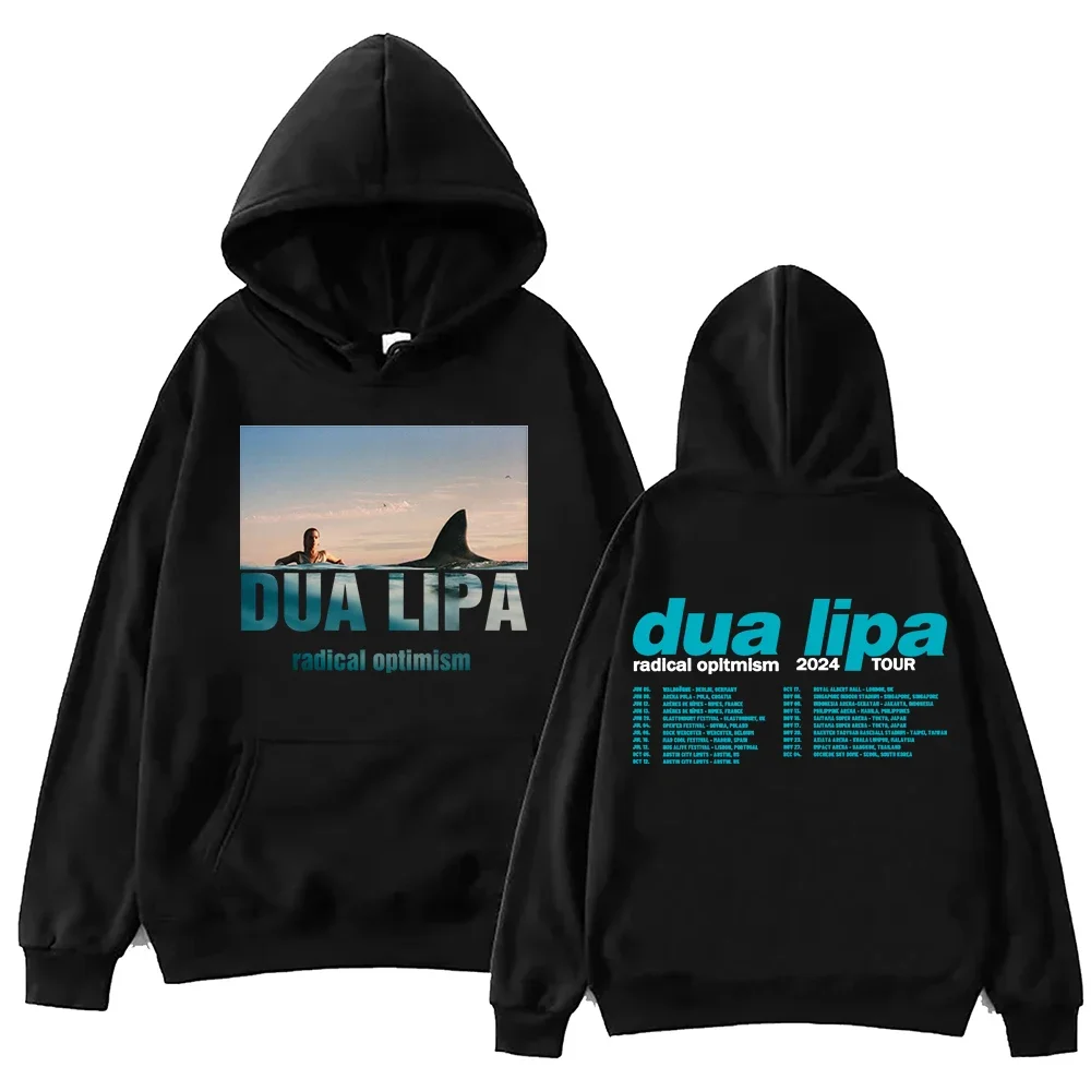 DUA LIPA Radical Optimism フーディー デュアリパ Singer Dua Lipa Radical Optimism 2024 Tour Oversized Women