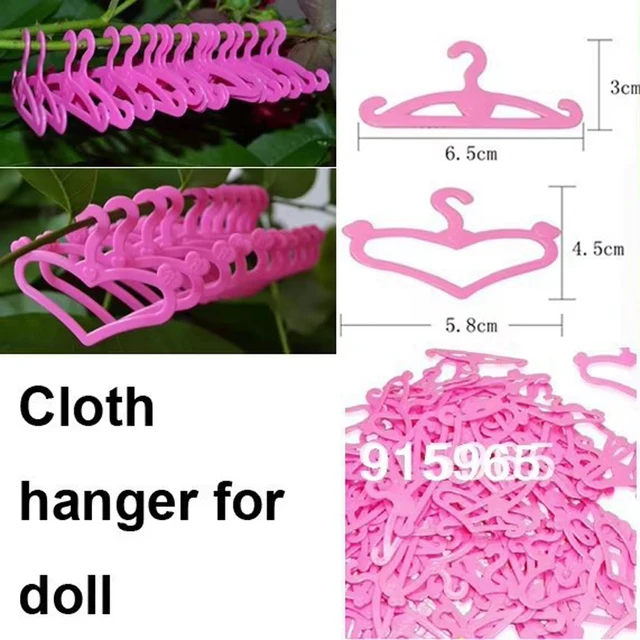 Plastic Doll Barbie Doll Clothes Hangers Wholesales 100pcs Doll