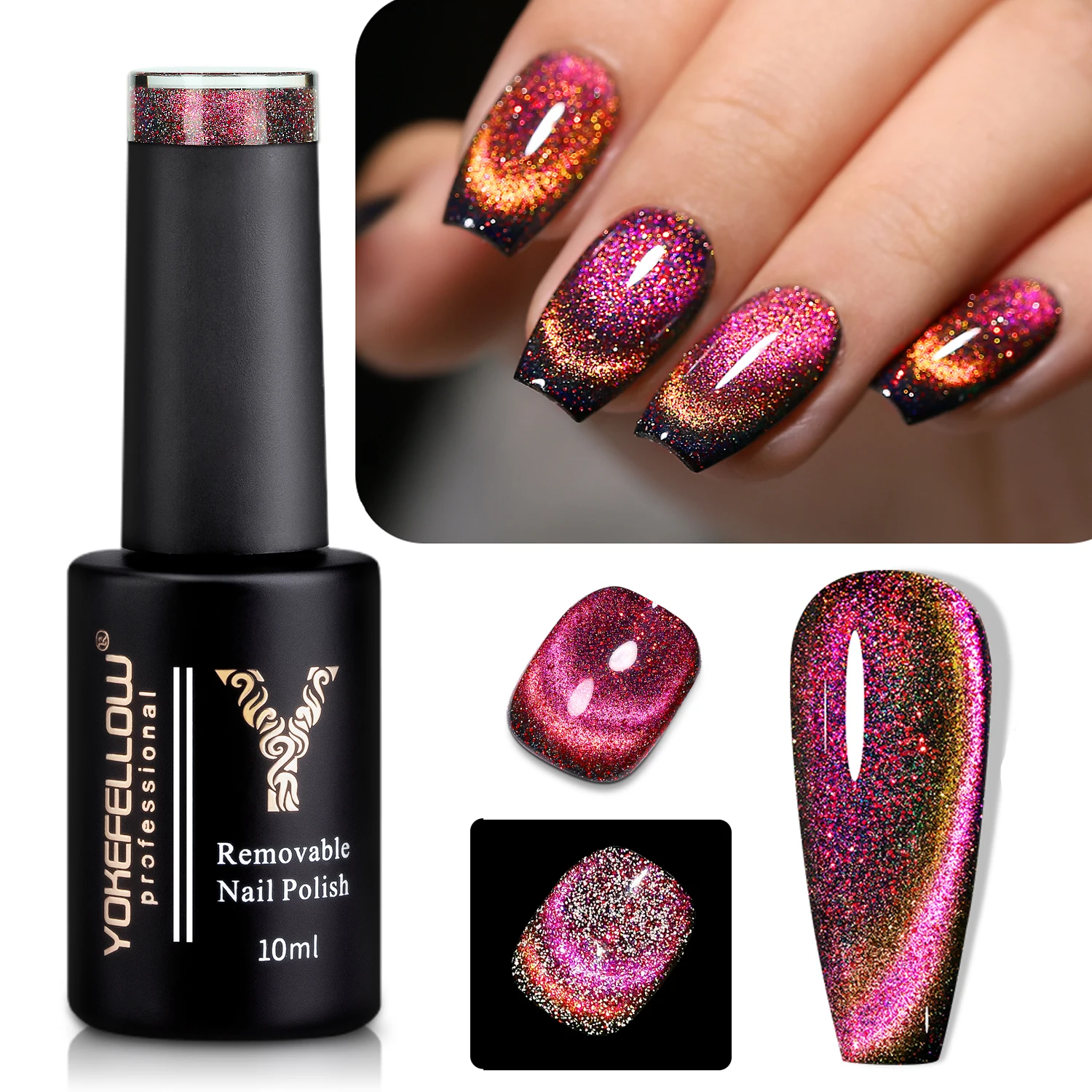 Cat Eye Gel Polish 8ML Magnet Nails Winter Soak Off Magnetic Nail Gel Polish  Semi Permanent Varnish | Shopee Philippines