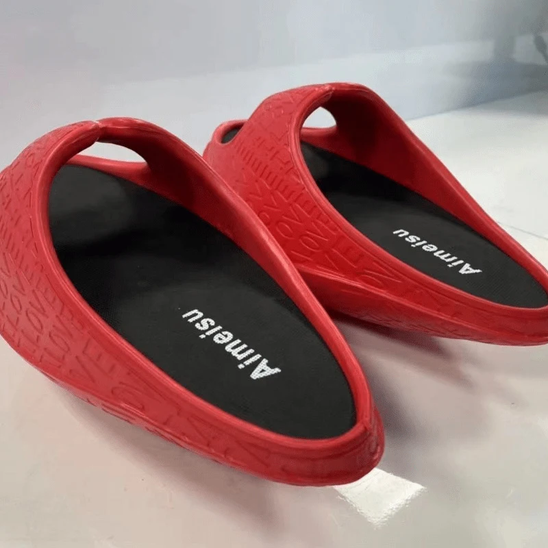 일본 스타일 요가 바디 쉐이핑 슬리퍼, 여성 EVA 무게추 샌들, 흔들리는 슬리퍼, 여름 피트니스