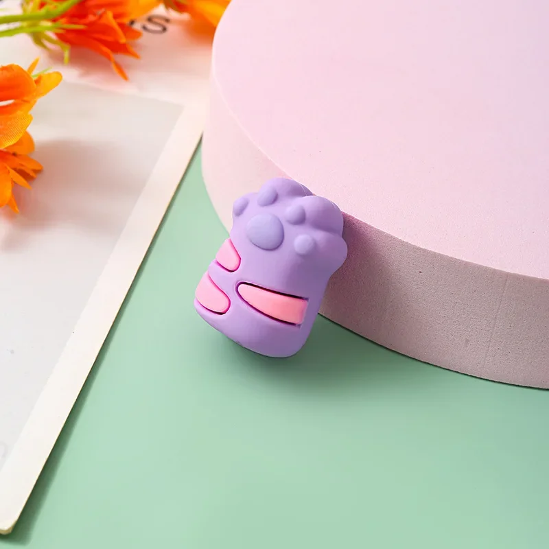 Katzenpfoten Bleistiftspitzer Pink - Kawaii Schulbedarf | Süßes Kindergeschenk