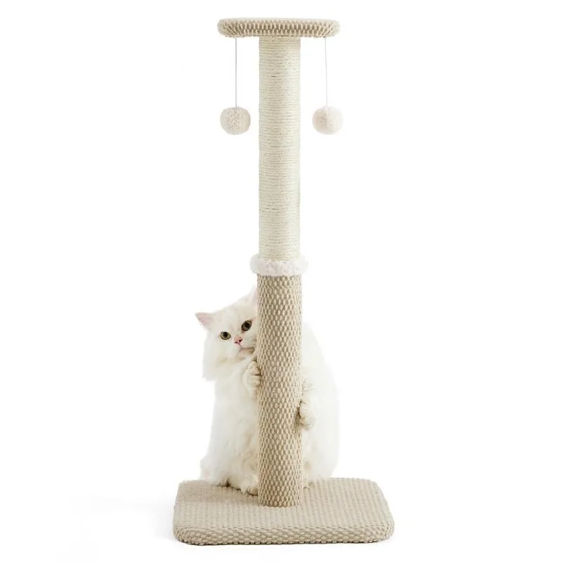 

Lesure Cat Scratching Post - Premium Sisal Rope Highly Resistant Carpet Scratching Posts