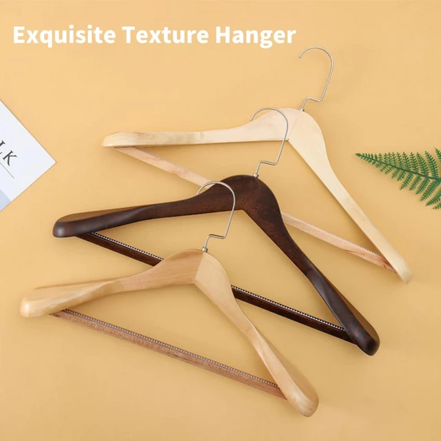 Coat Hanger Curved Shoulder Design Hanger Durable Non-slip Wide Shoulder  Hangers Organize Clothes Effortlessly - AliExpress