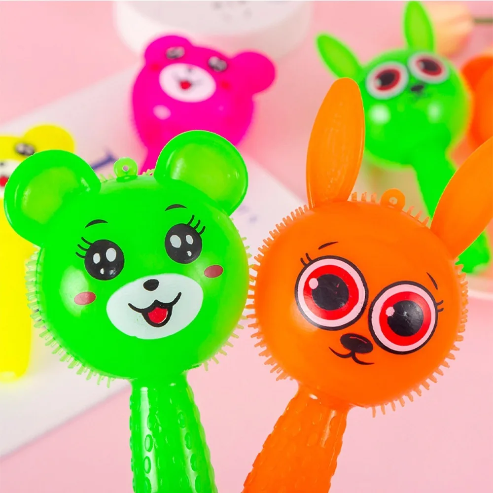 5-teiliges süßes LED-Leuchthäschen-Bär-Kneifspielzeug für Kindergeburtstag, Party, Babyparty, Hochzeit, Gastgeschenk, Weihnachten, Kindergeschenk – Detail 5