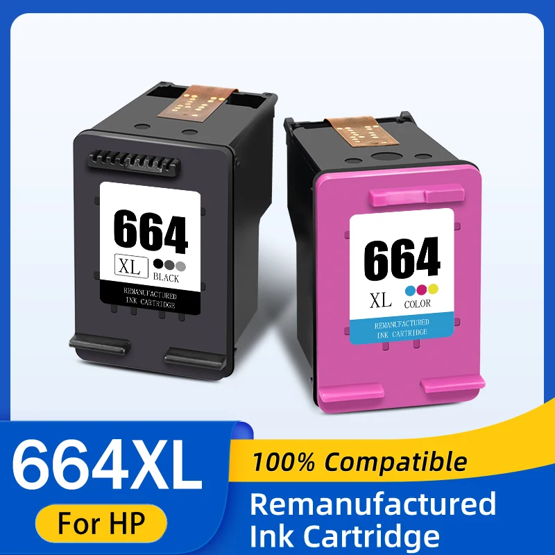 664XL Ink Cartridge Replacement For HP 664 Deskjet Printer
