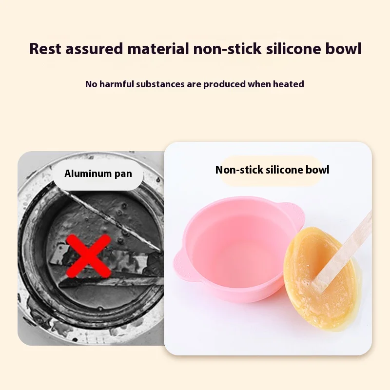Compact Silicone Hair Removal Wax Warmer - Portable and Convenient
