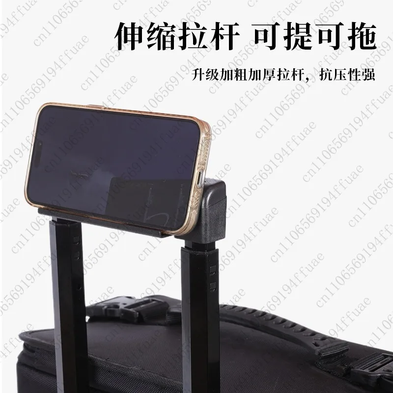 Custodia da trasporto per parrucchiere ideale per truccatori in viaggio Custodia professionale con ruote, alta qualità - immagine 5