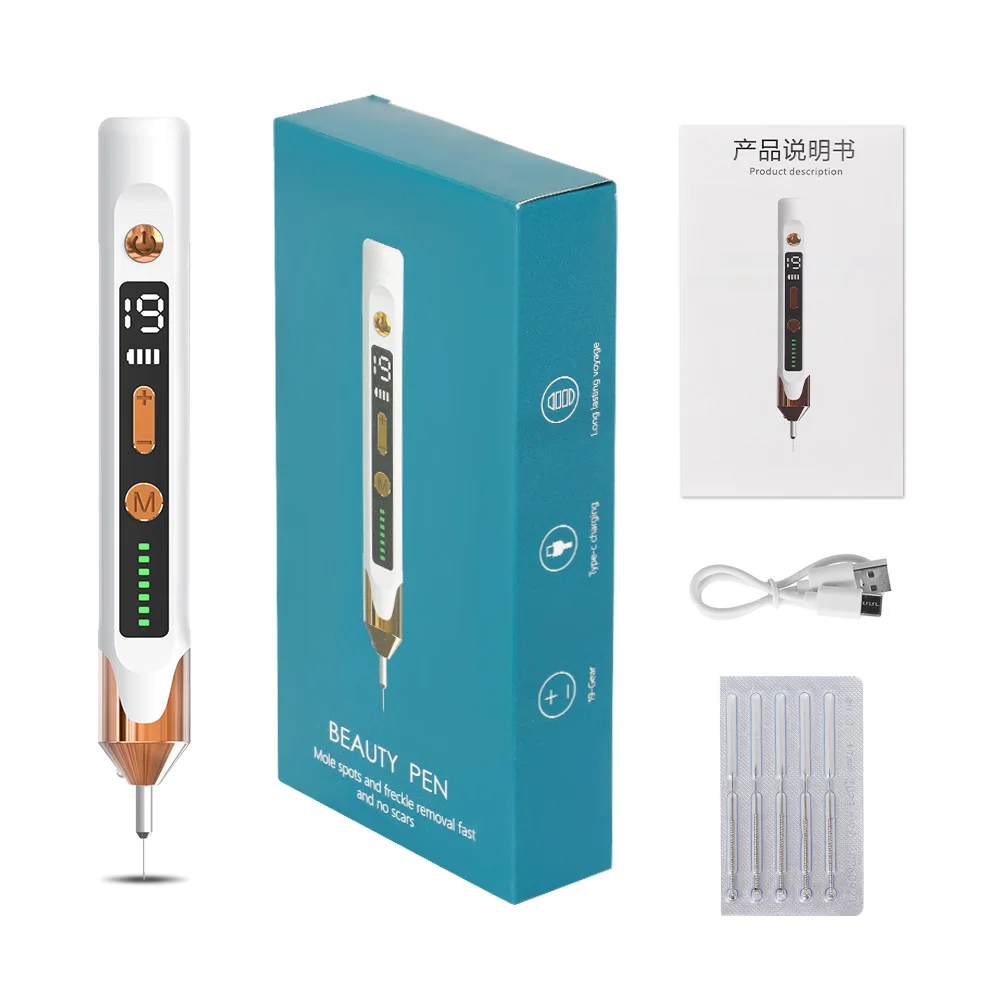19 Livelli Lcd Viso Pelle Rimozione Macchie Scure Talpa Rimozione Del Tatuaggio Penna Al Plasma Macchina Viso Lentiggine Tag Rimozione Della Verruca S