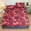 Elegant Polyester Brushed Bed Fitted Sheet - Luxurious Feel, Easy Care, Twin/Full/King/Queen Size 3