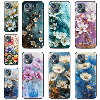 Floral Flower Back Case For Doogee Note 56X 56 59 58 N55 Plus N60 N50s N50 Pro Nothing CMF Phone 1 2 2a One Two 3a Lite Cover