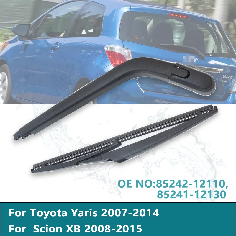 CarRearWindowWindshieldWiperBladeArmBlackPlasticFitforToyota