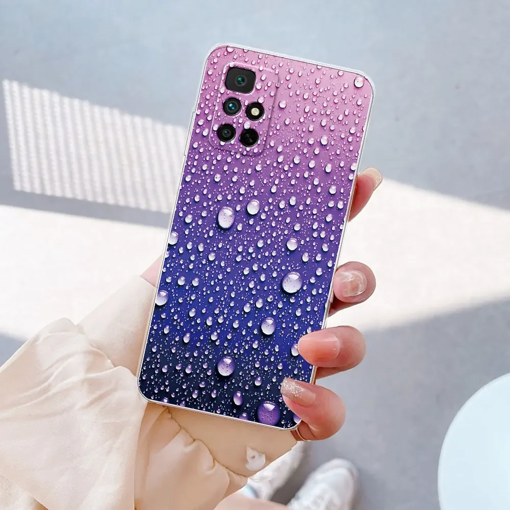 Elegant Marble Painted Silicone Soft Case - Clear Protective Cover with Bumper