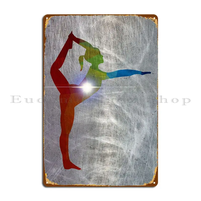 

Rainbow Yoga 10 Metal Plaque Design Party Mural Printing Vintage Tin Sign Poster