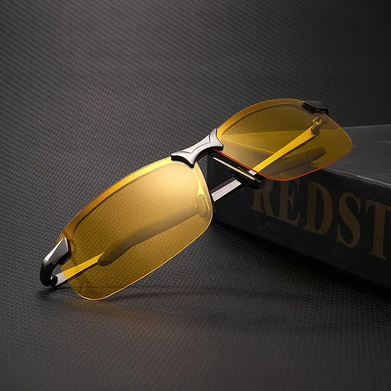 Nachtsichtbrille Schutz Reiten Sport Neue polarisierte Sonnenbrille für Herren Fahrer Fahren – Detail 3