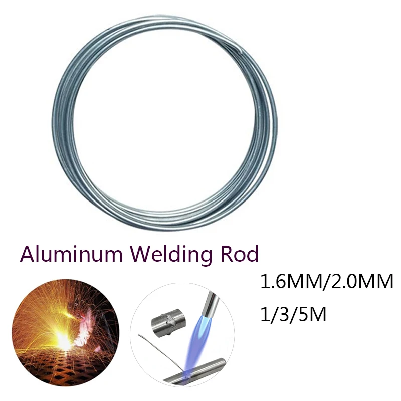 

1.6/2.00MM Easy Melt Universal Aluminum Welding Rods Steel Aluminum Copper Iron Metal Weld Cored Welding Wire No Need Powder