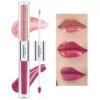 CHARMACY 2 in 1 glitter lip gloss Moisturing longstay duochrome lip glaze 8 color makeup for women 1