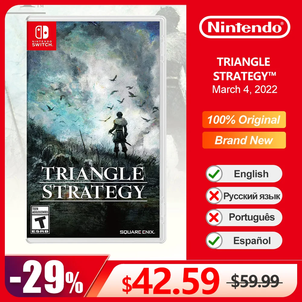 Triangolo Strategia Nintendo Switch Offerte Di Gioco 100% Ufficiale Originale Gioco Fisico Carta Di Strategia Genere Per Switch Oled Lite
