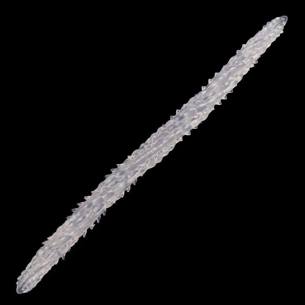 Plug anal long à reliefs pour massage prostatique et stimulation_voghion.com