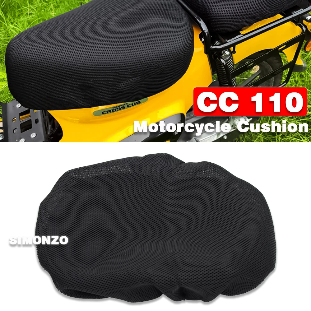 For Honda Cross Cub 110 Seat Cover Airflow Seat Protect Cushion 3D Seat CC110 Accessories Anti