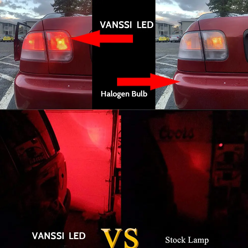 VANSSI 2pcs Ba15S P21W 7506 1156 LED ����, ���� �����Ʈ ���� ���� �� ��ȣ, �극��ũ, ���� ����Ʈ ���׷��̵� 3497 1141 1073