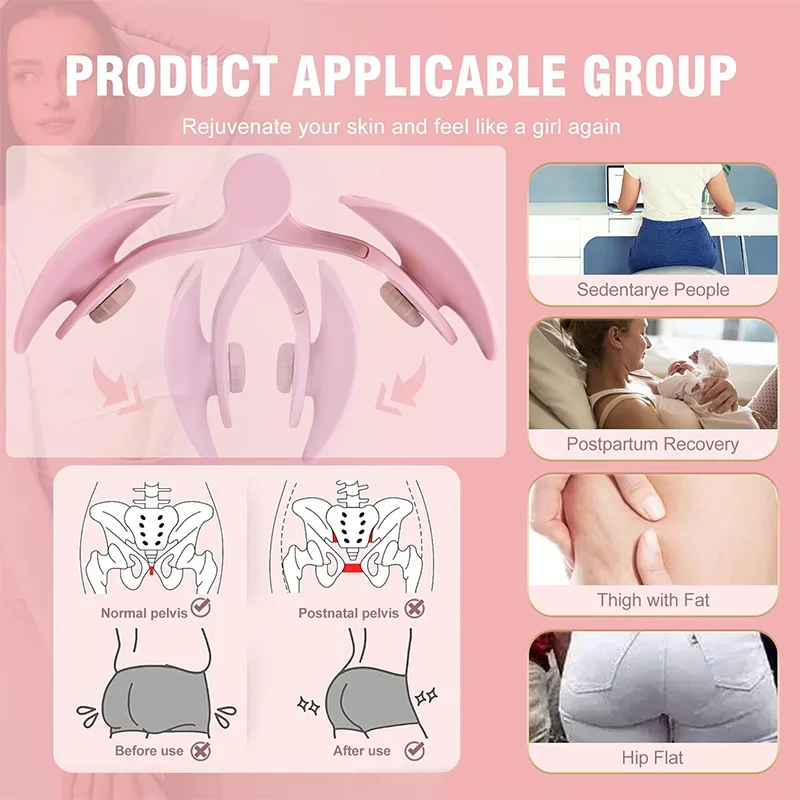 Yoga Leg Clamp Pelvic Floor Muscle Trainer Leg Slimming Tool Inner Thigh Kegel Exercise Postpartum Repair Beauty For Women