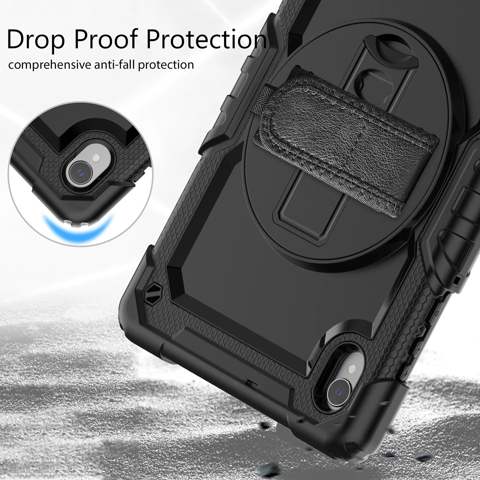 Armadura à Prova de Choque para Lenovo Capa Kickstand com Tela Pet e Alça de Ombro M10 3rd Gen Tb328fu 2nd Gen 101 Tb-x306 2023 Case - Imagem 4