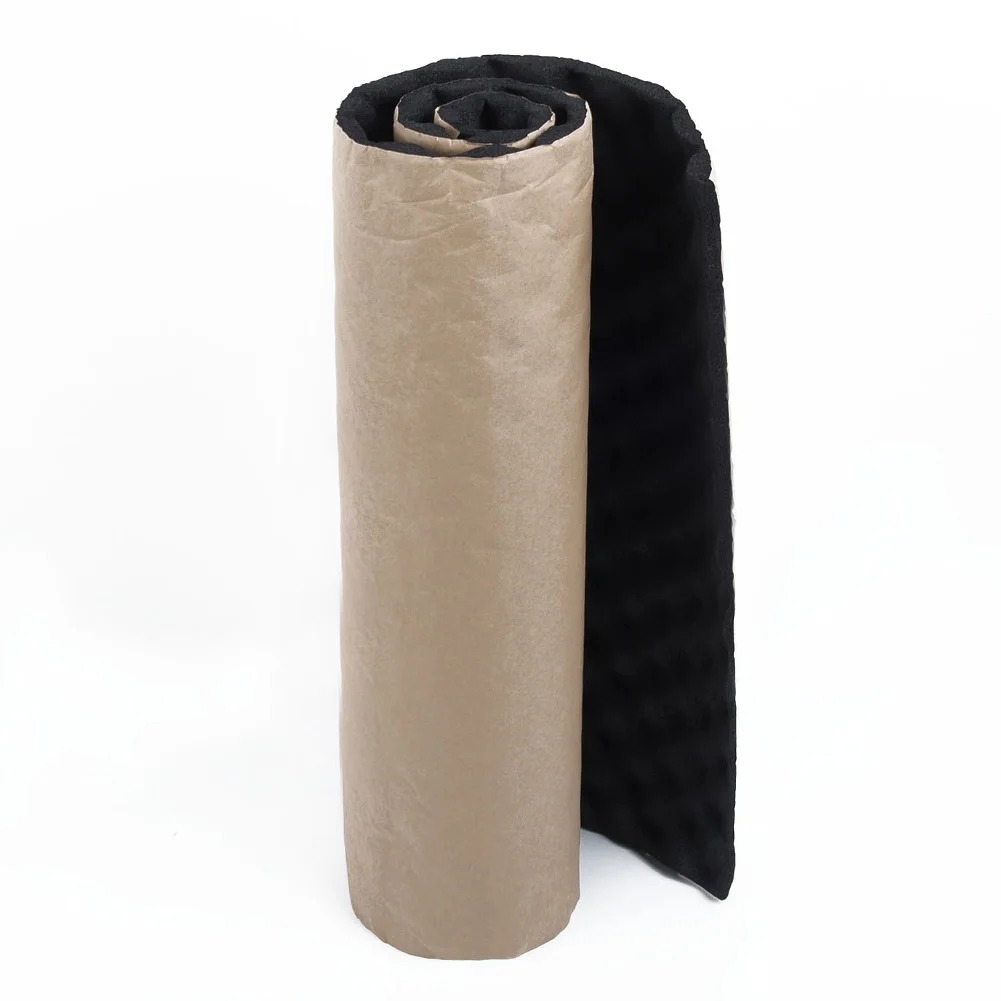 1Roll 200/100/50cm Car Sound Proofing Deadening Car Truck Anti-Noise Sound Insulation Cotton Heat Closed Cell Soundproofing Foam