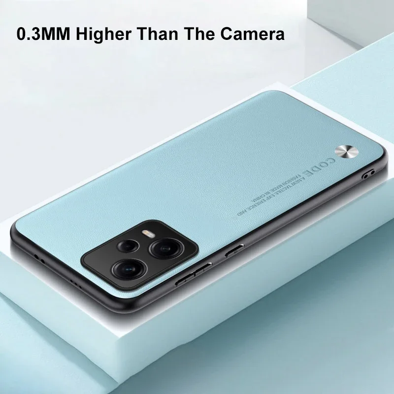 Luxury Leather Matte Silicone Protective Phone Case