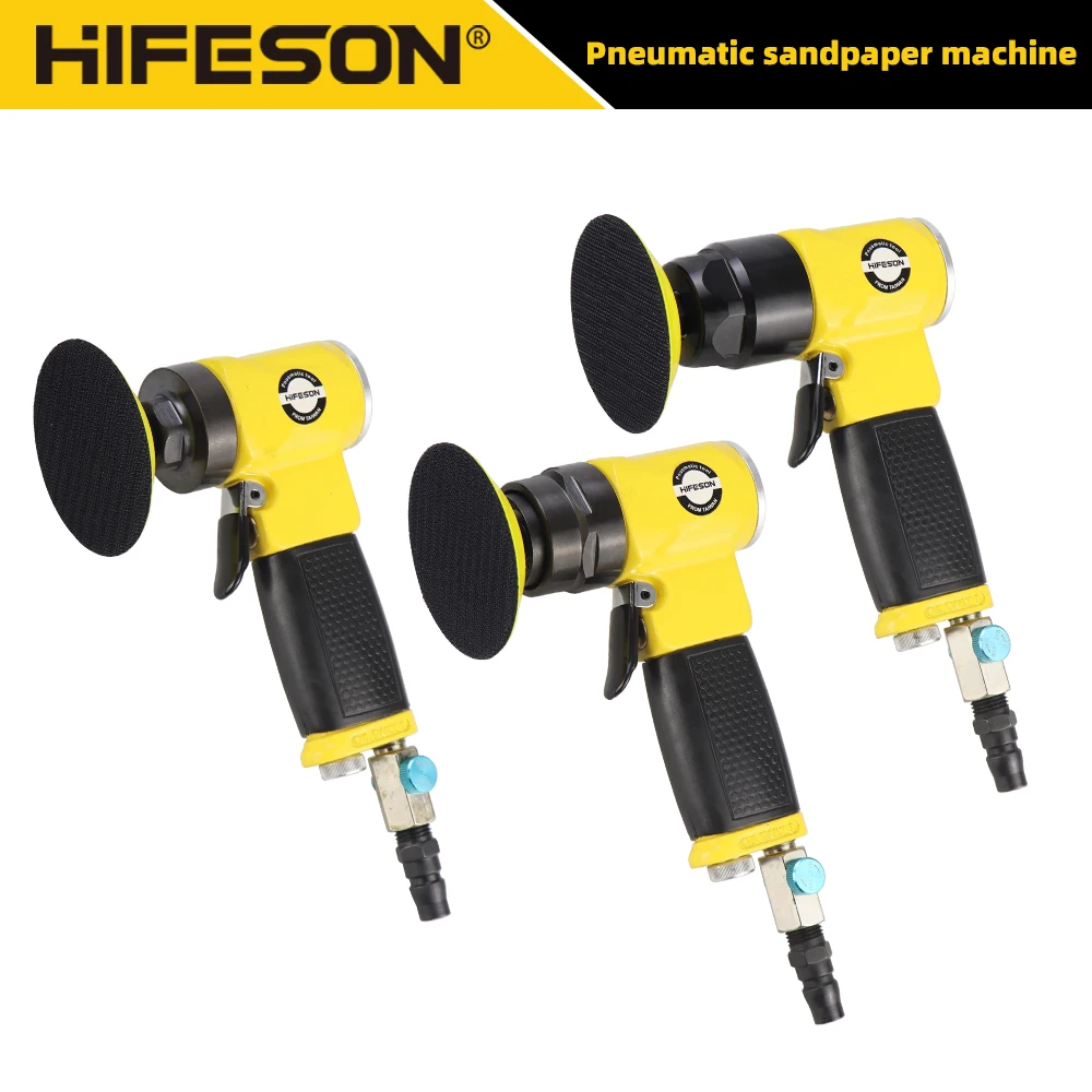 Hifeson Orbit Air Polisher Lucidatura Pneumatica Rettificatrice Buffer Lucidatrice Orbitale A Doppia Azione Per Concentrico/Eccentrico