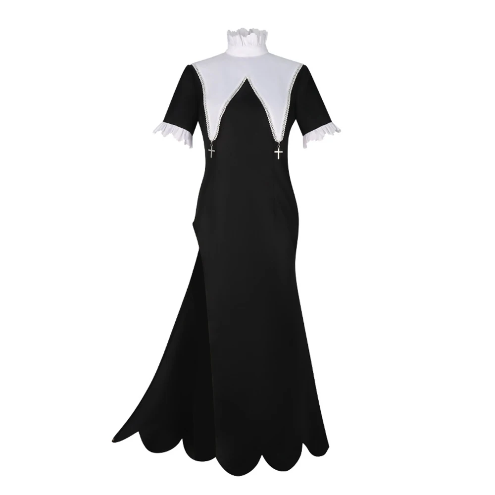 Project Sekai: SHINONOME ENA And AKIYAMA MIZUKI And YOISAKI KANADE And Asahina Mafuyu | Black Nun Habit Costume Cosplay 31 Generic Nun Habit Costume for Cosplay Events