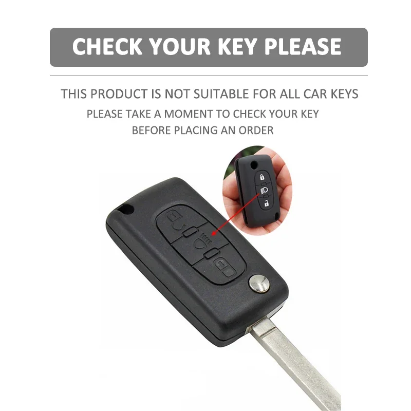 Premium Silicone Car Key Cover - Soft Remote Protector Sleeve