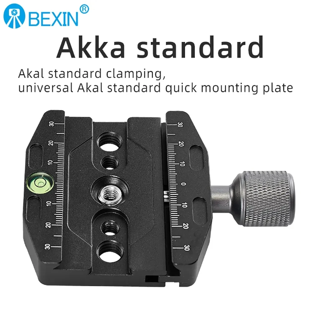 BEXIN QR50N QR70N QR90N 카메라 퀵 릴리스 클램프 삼각대 볼 헤드 마운트 어댑터 휴대용 스탠드 호환 Arca 스위스 플레이트
