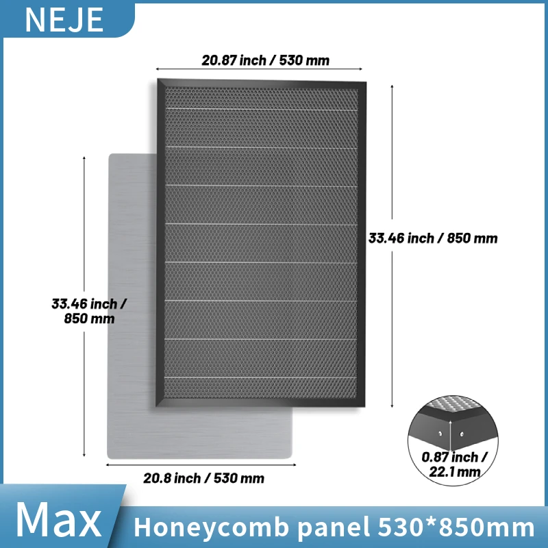 

NEJE Honeycomb Panel, 530 X 850MM, Laser Bed, Laser Honeycomb Table for NEJE-3-MAX AND NEJE-MAX-4 Laser Engraving Machine