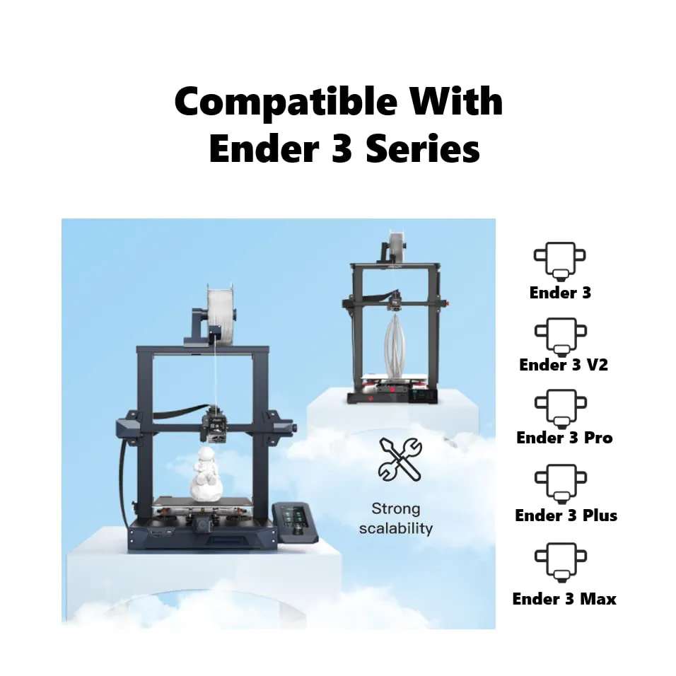 Original Creality Sprite Extruder Pro Kit Direct Drive All Metal Dual Gear 1.75MM Filament for Ender 3 V2/Ender-3 Series