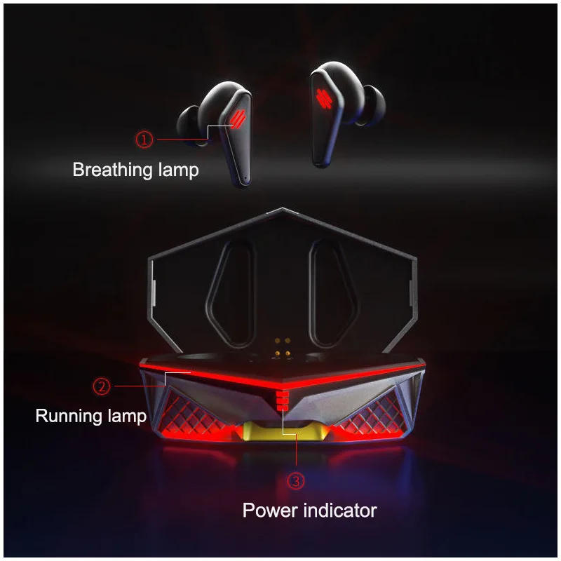 K98 Bluetooth-compatible Earphone Wireless Headphones TWS Running Sports Gaming Headset Earbuds with Microphone for Gamer